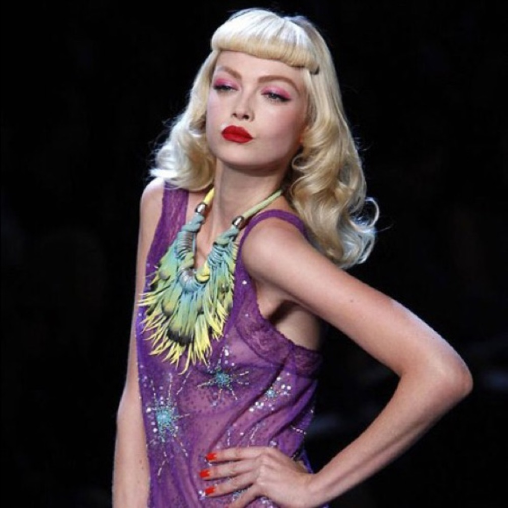 Dior John Galliano 2000s Limited Edition Hawaii Floral Gambler Dice Bikini Top - Picture 6 of 17